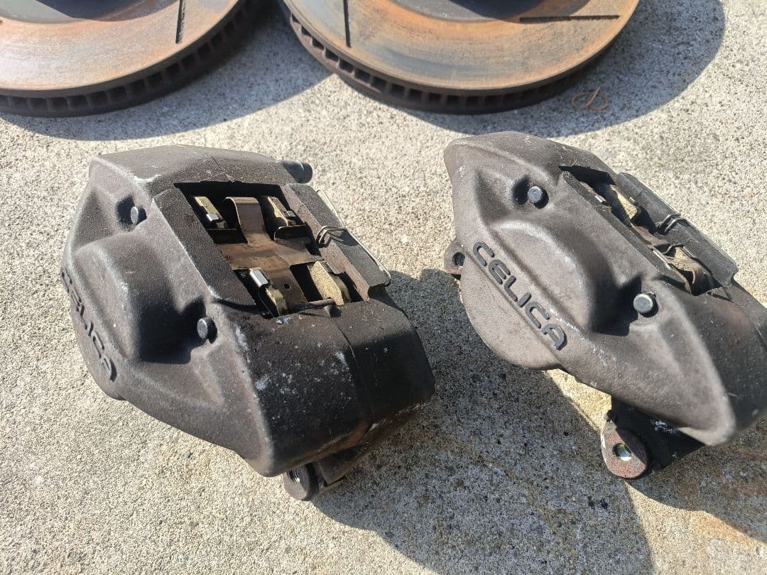 セリカ　ST205　フロントリア　キャリパーローターセット　手渡し可能