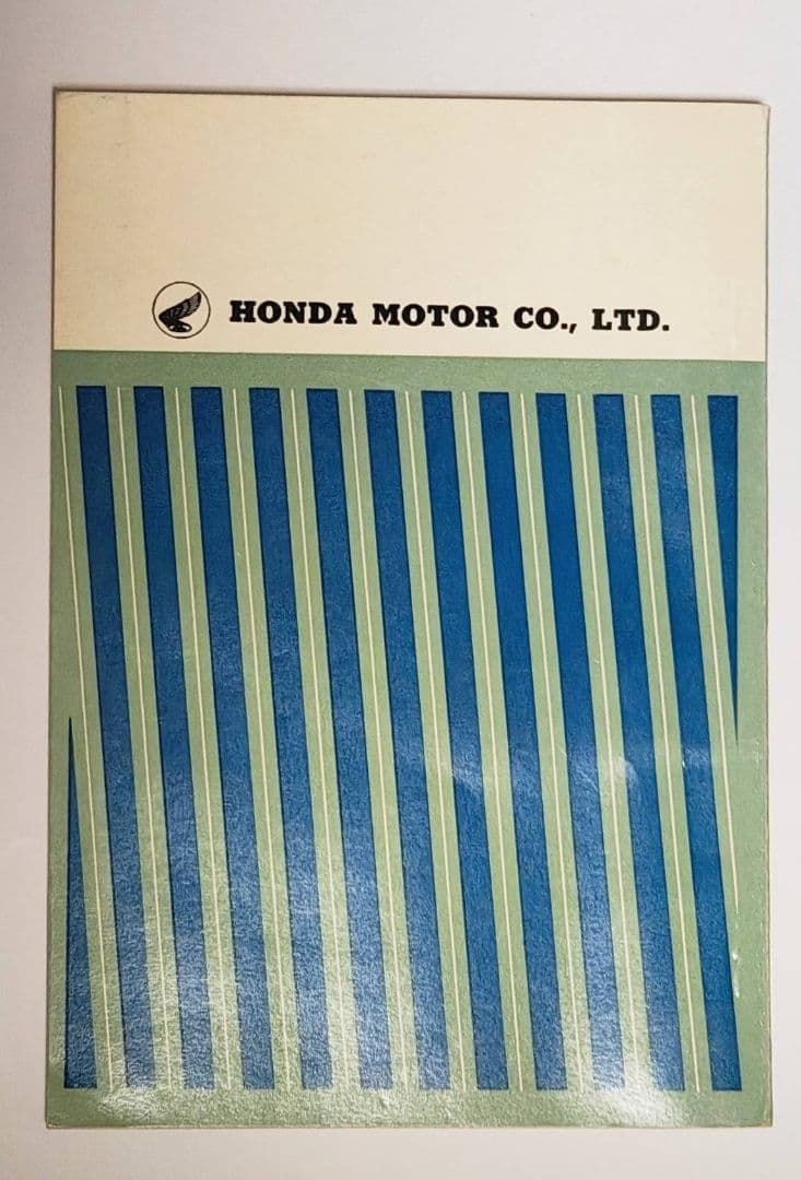 【美品　レア】Honda ドリームスーパースポーツCB72 パーツリスト