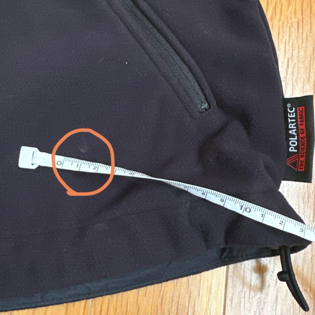 5525　タグ付き　FLEECE VEST　黒