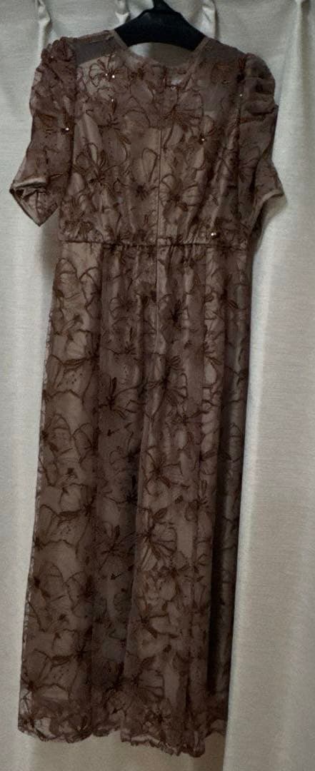 formforma フォルムフォルマ スパンコール刺繍レース ワンピースドレス