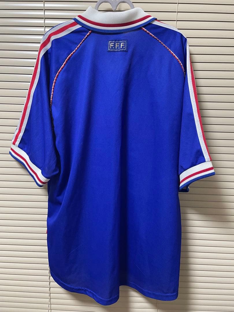フランス代表ユニフォーム adidas 98年フランスW杯サッカーシャツLサイズ
