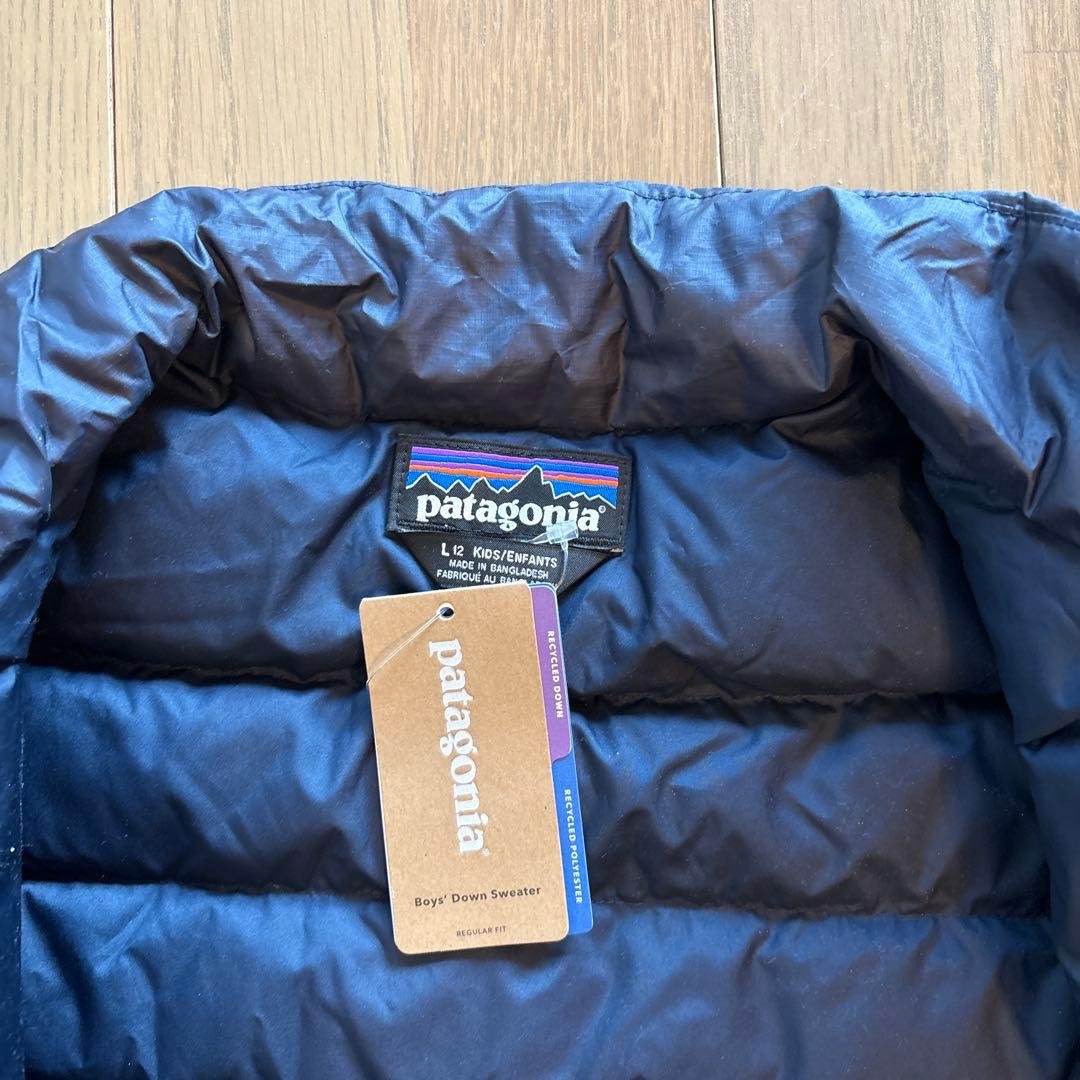 patagonia ボーイズダウンセーター L 150相当　ニューネイビー