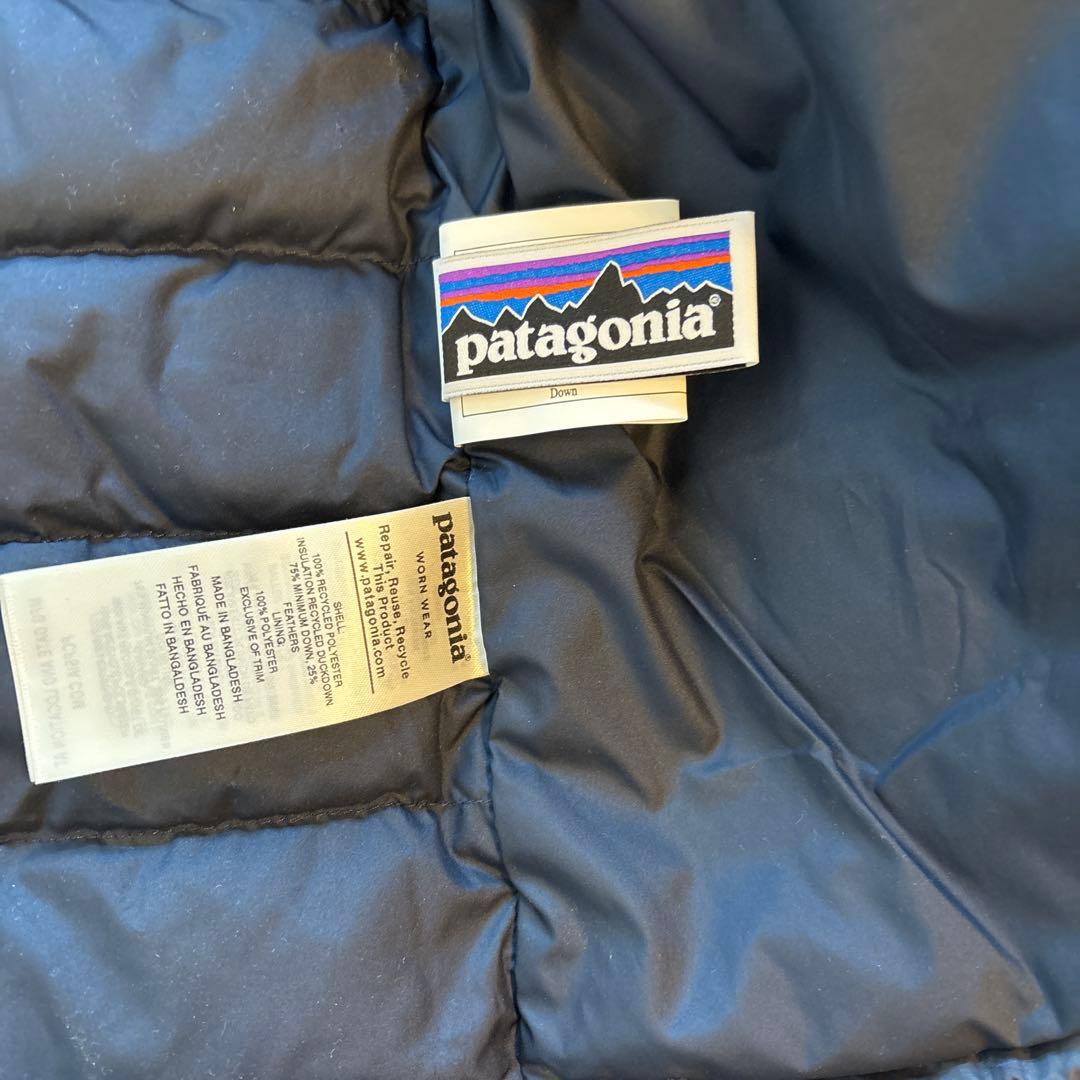 patagonia ボーイズダウンセーター L 150相当　ニューネイビー