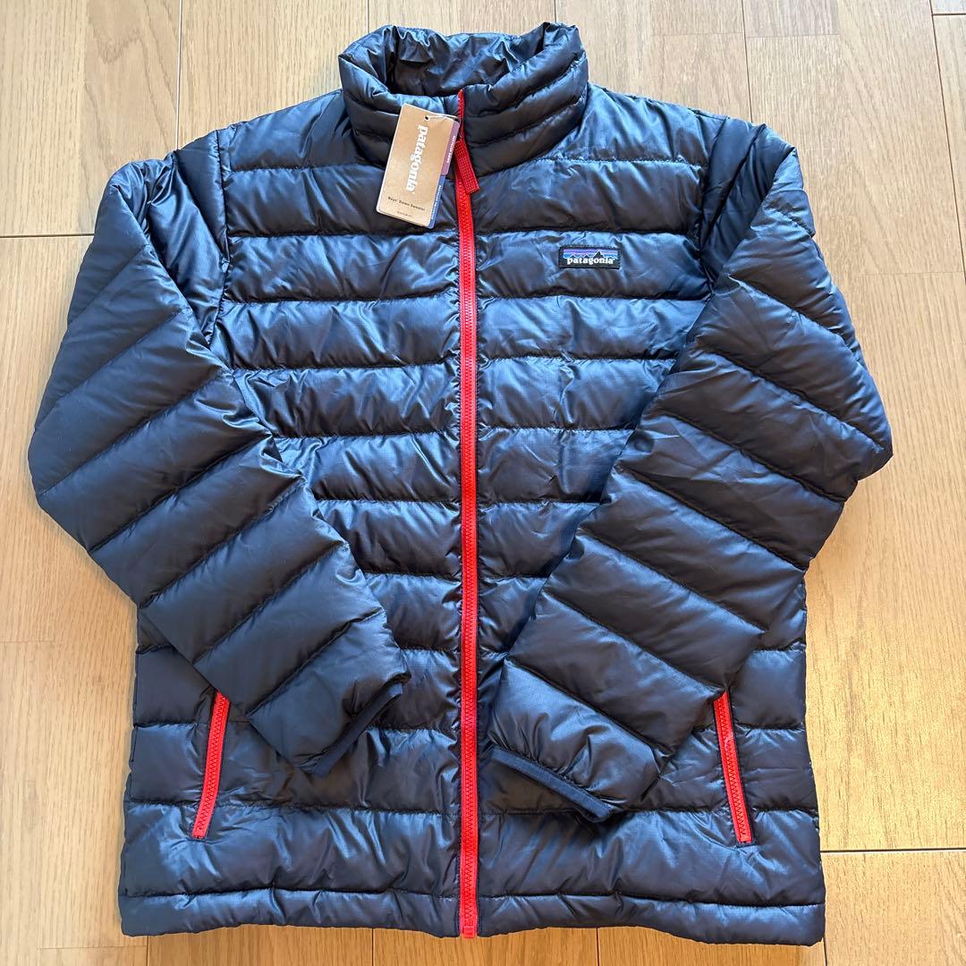 patagonia ボーイズダウンセーター L 150相当　ニューネイビー