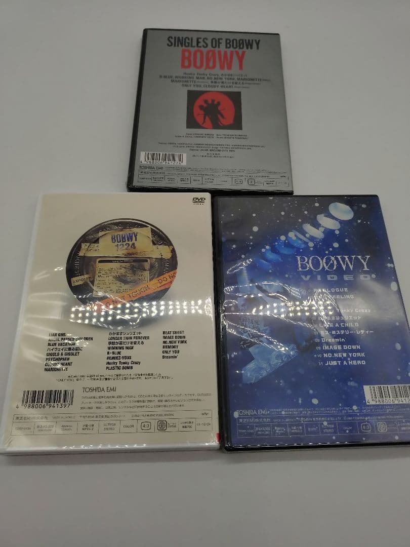 5-11 BOØWY SINGLES OF BOØWY DVD ３枚セット