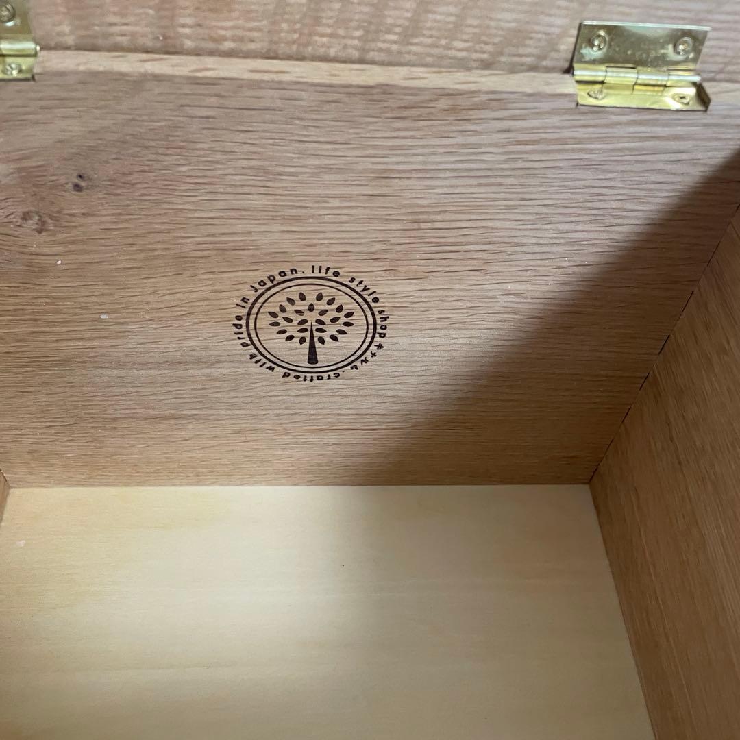 倉敷意匠　キナル別注　ならの化粧ボックス　メイクボックス　日本製