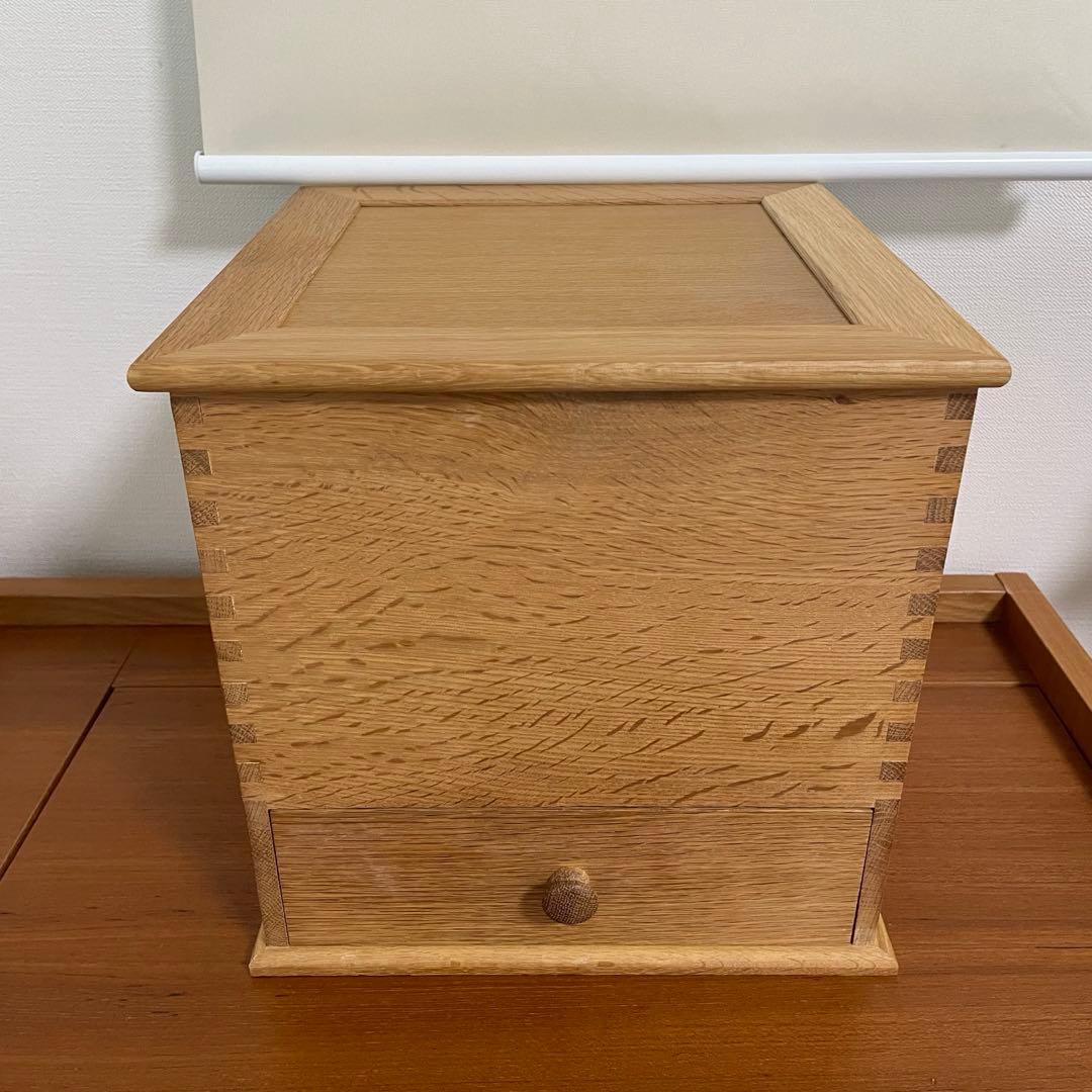 倉敷意匠　キナル別注　ならの化粧ボックス　メイクボックス　日本製