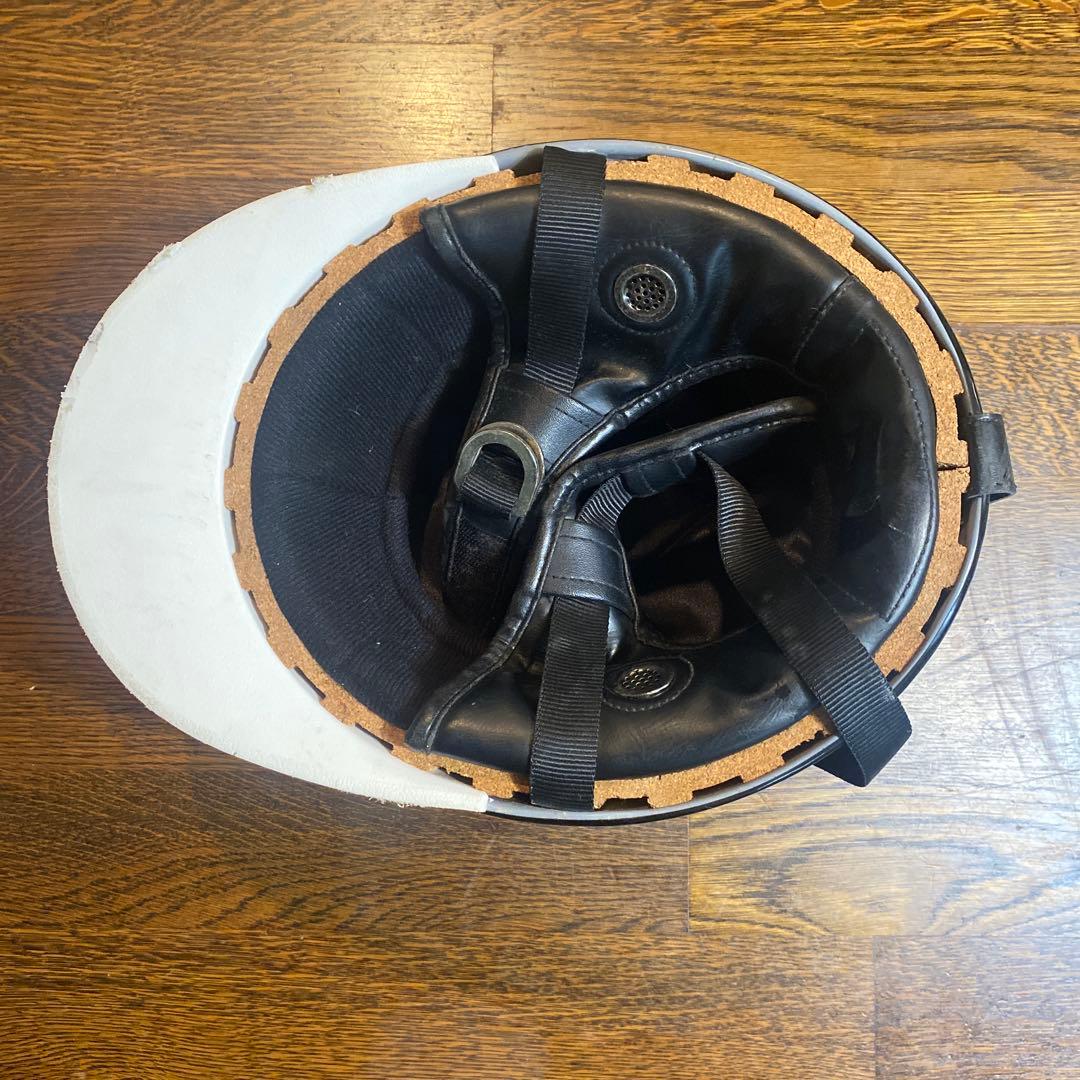 SUZUKI 半帽 紫 グラデーションデザイン　ラメ入り　半コルク