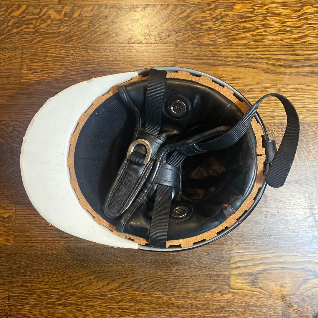 SUZUKI 半帽 紫 グラデーションデザイン　ラメ入り　半コルク