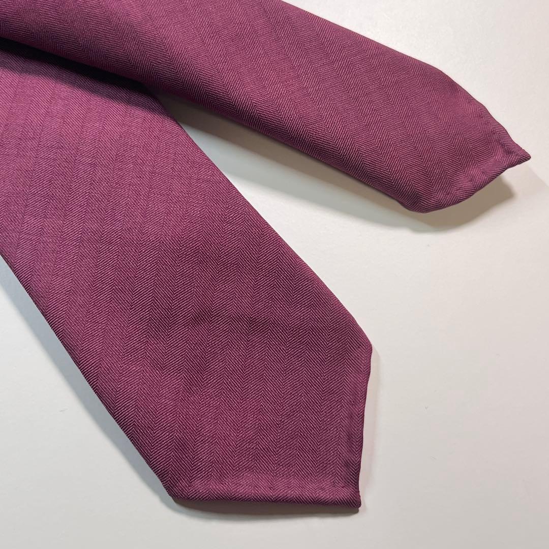 ✨美品✨Atto Vannucci アットヴァンヌッチ　ネクタイ　ヘリンボーン