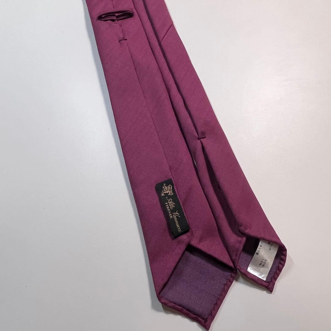 ✨美品✨Atto Vannucci アットヴァンヌッチ　ネクタイ　ヘリンボーン