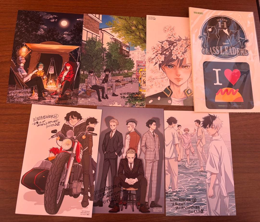 WIND BREAKER ウィンドブレイカー1-24巻、公式キャラクターブック