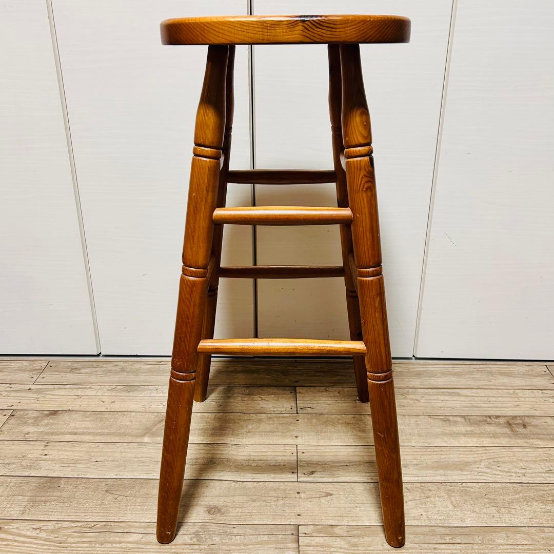 【英国製】アンティーク ハイスツール