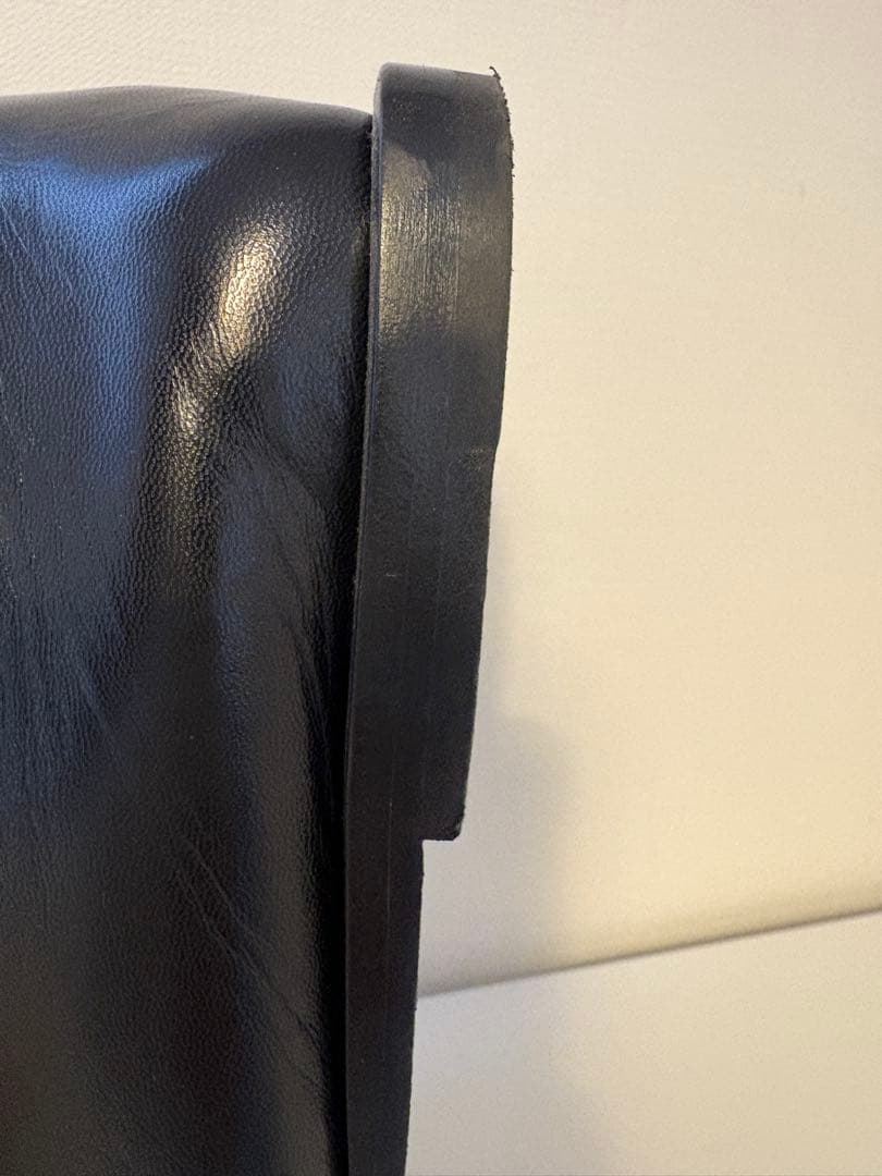 JIL SANDER 黒 編み込み フラットシューズ３７