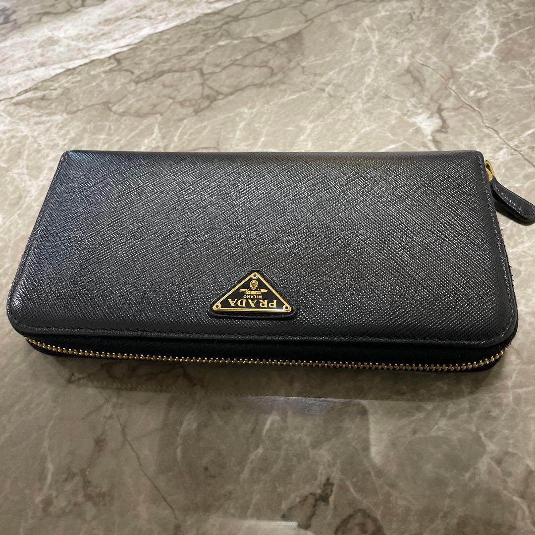 小物 PRADA 1ML506 SAFFIANO TRIANG NERO