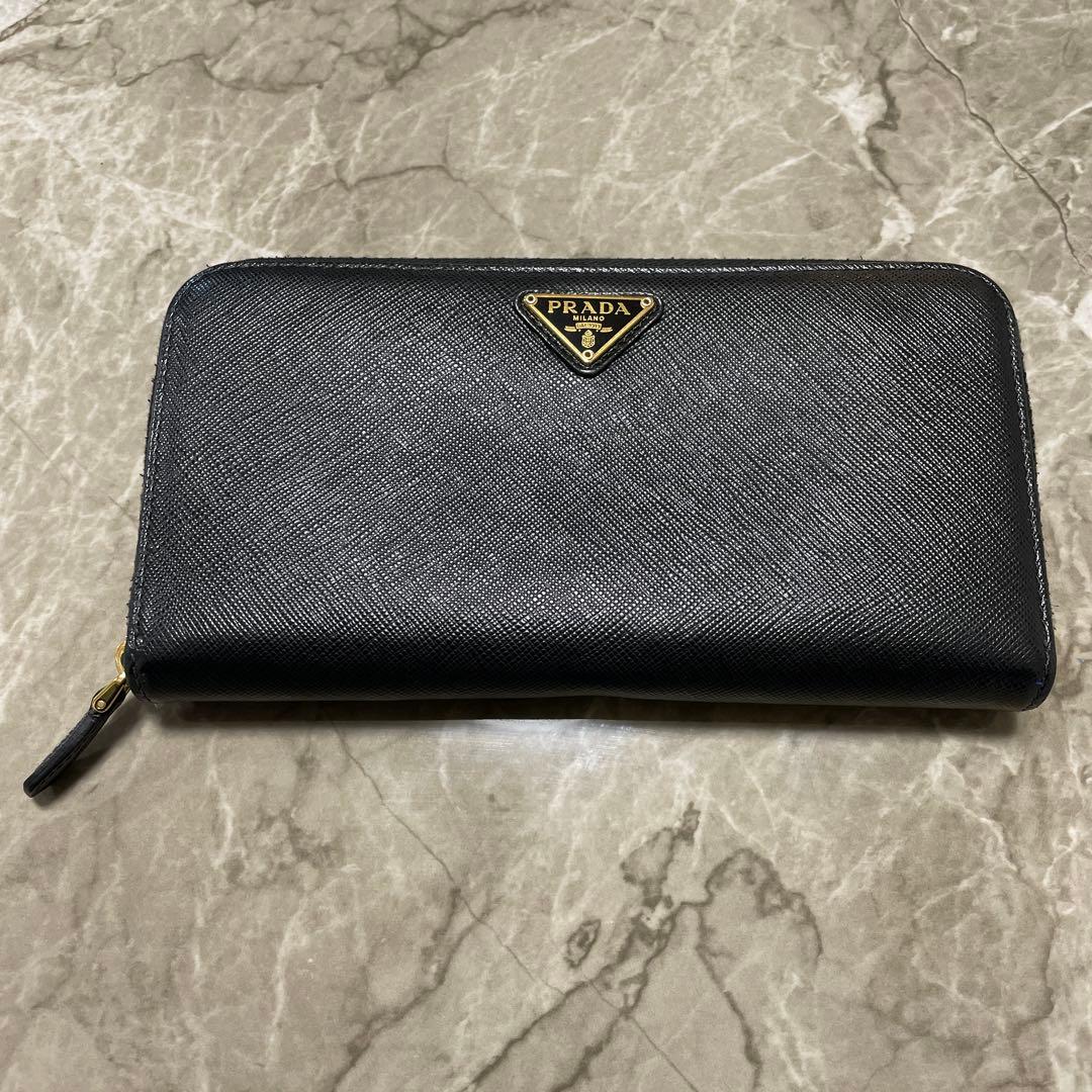 小物 PRADA 1ML506 SAFFIANO TRIANG NERO