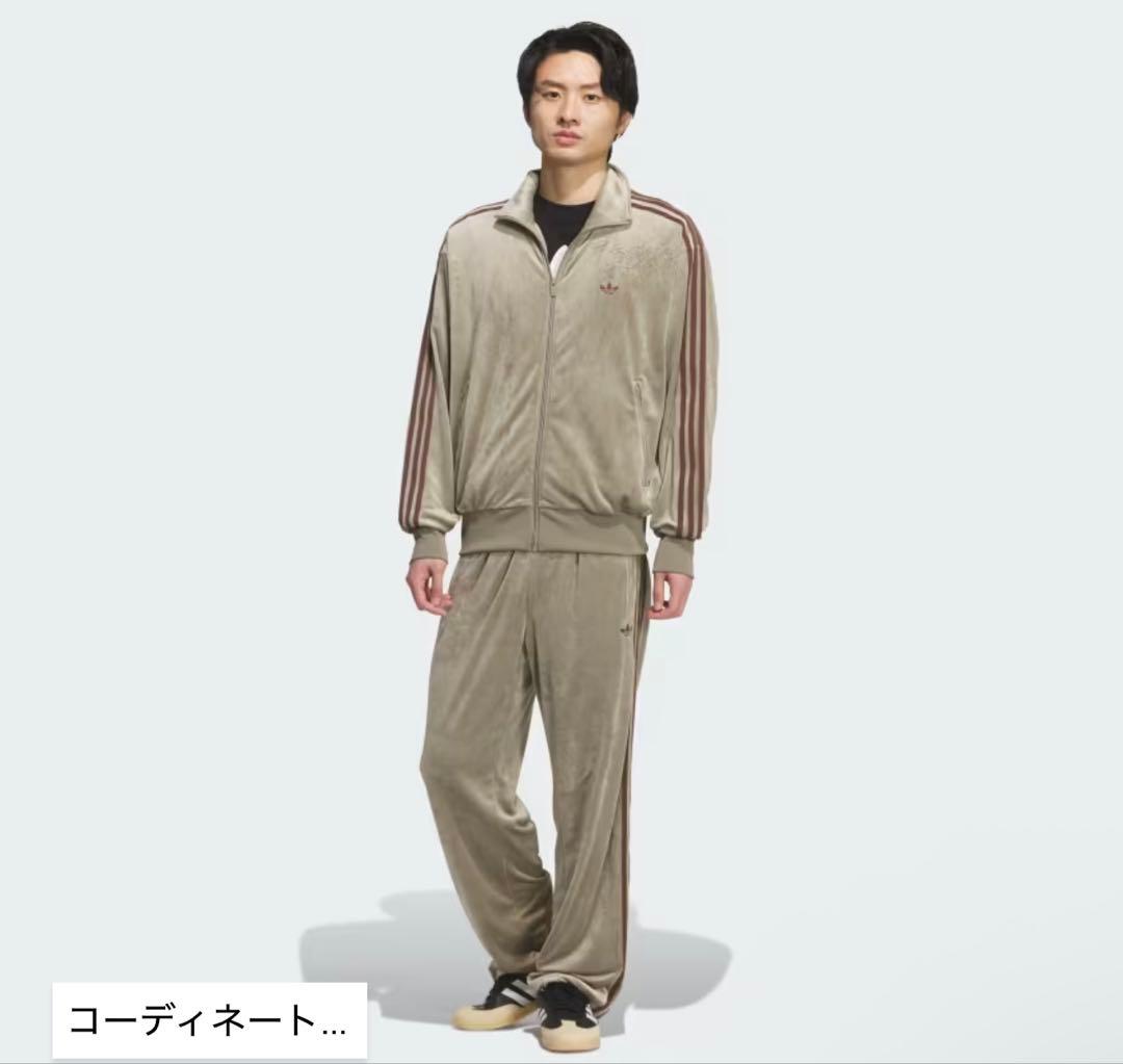 adidasファイヤーバード トラックトップ ベロア