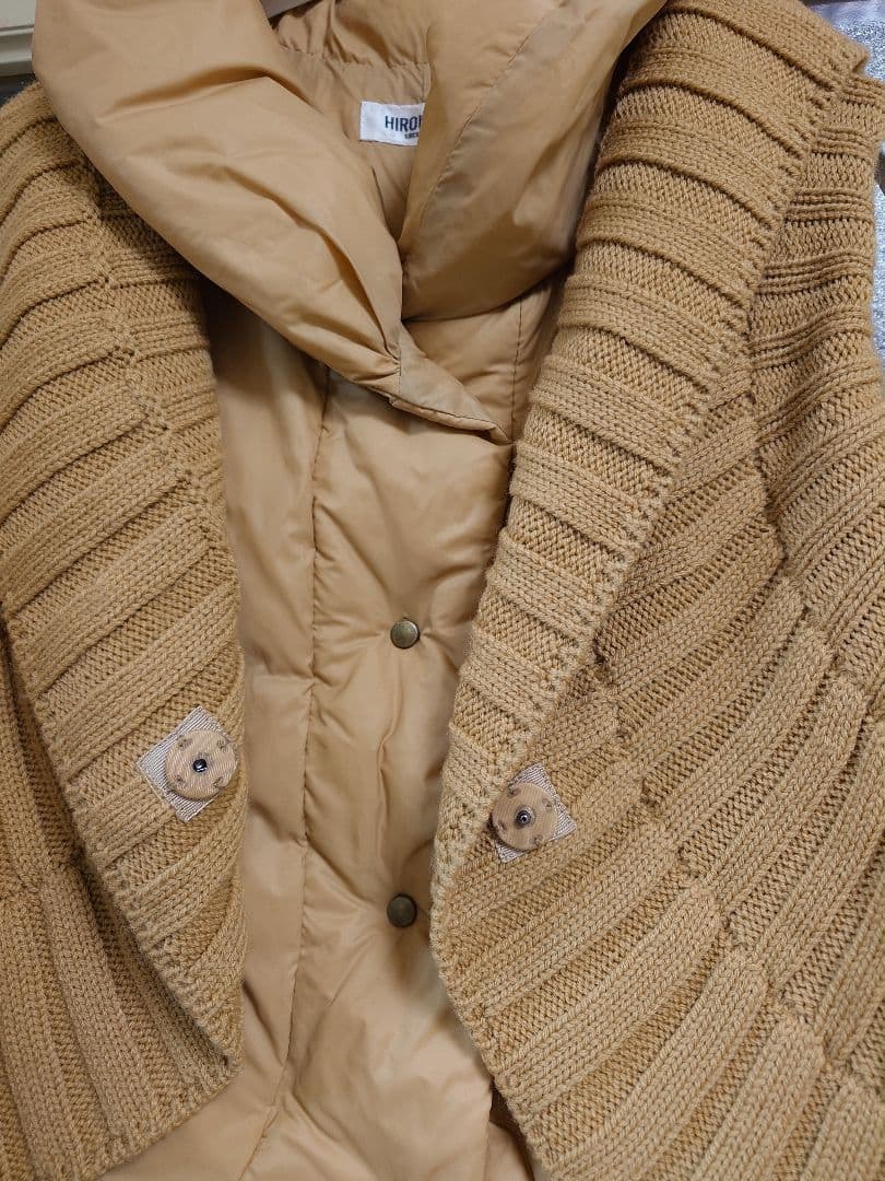 HIROKO BIS ヒロコビス ダウンベスト 　ニット　サイズ11 （L）