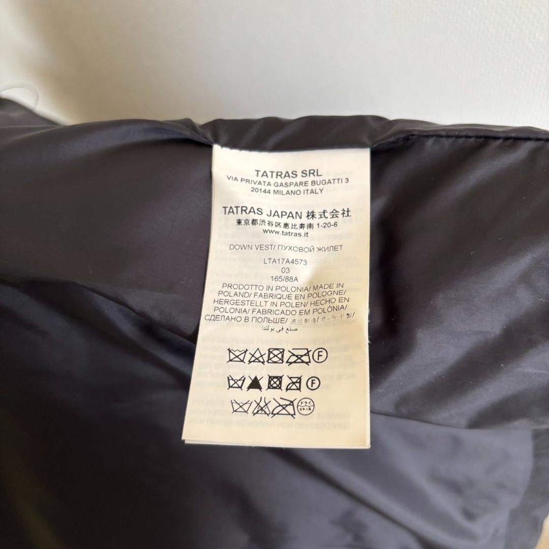 最安値✅TATRAS オルシエラ ダウンベスト ファー付き レディース L