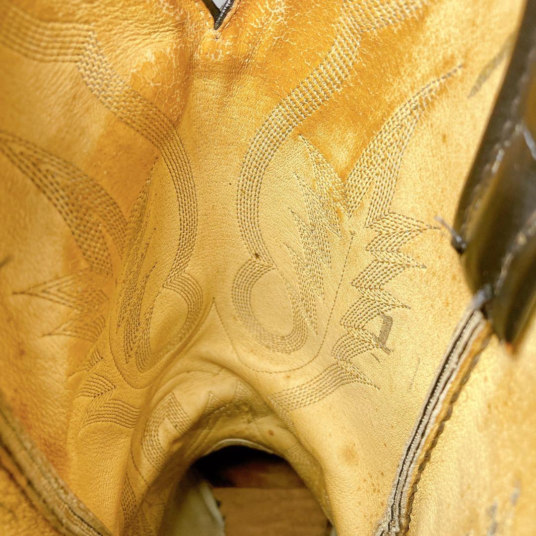 トニーラマ ウエスタンブーツ カウボーイ 10D 本革 USA ブラック 黒