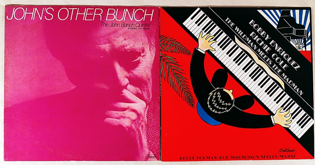ジャズレコード ジョン・ブランチ&ボビー・エンリケス　2LPセット
