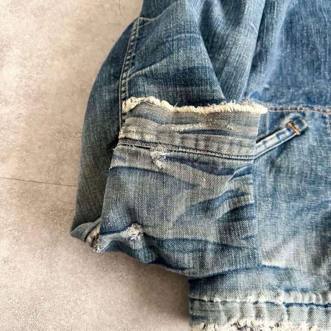 70s Wrangler コーデュロイカラー　デニムジャケット