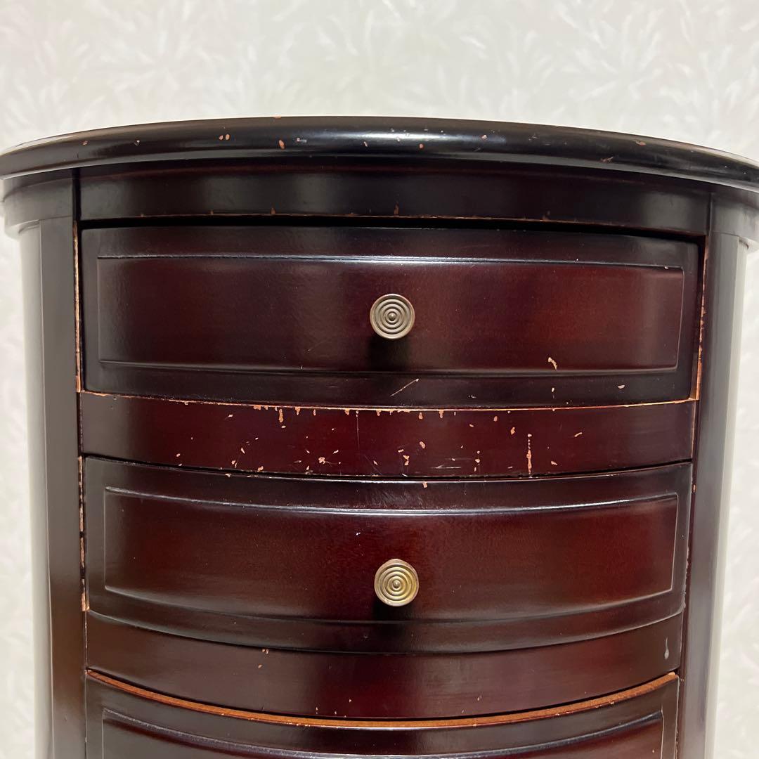 きつねうどん様アンティークヨーロピアン猫脚コンソールチェストアクセサリーボックス