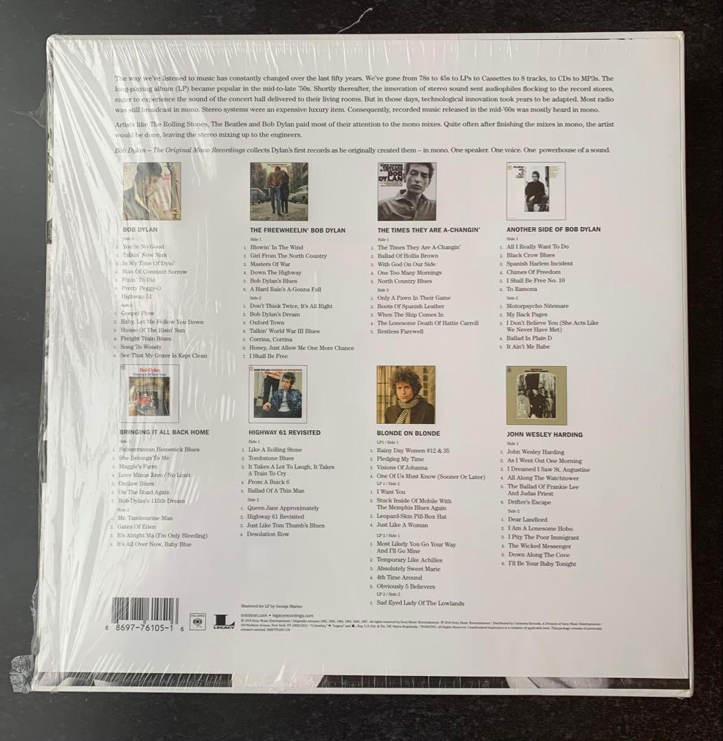 洋楽 Bob Dylan The Original Mono Recordings