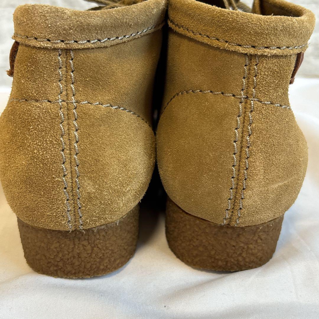 クラークス　ワラビーブーツ　ダークサンド　24.5 メンズ　レディース