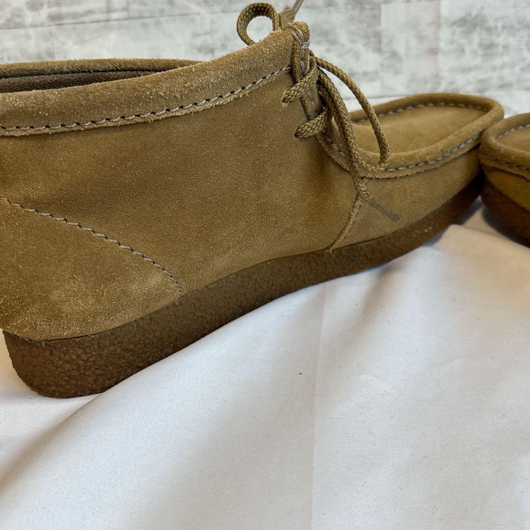 クラークス　ワラビーブーツ　ダークサンド　24.5 メンズ　レディース