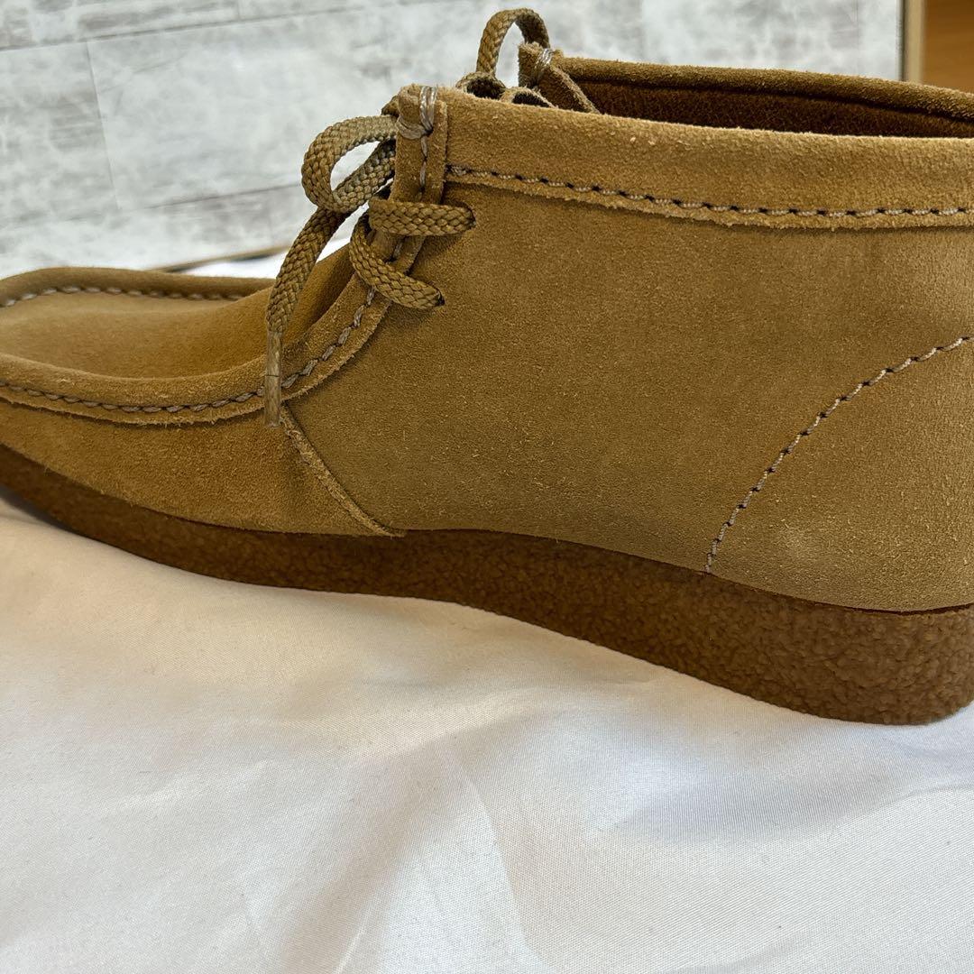 クラークス　ワラビーブーツ　ダークサンド　24.5 メンズ　レディース