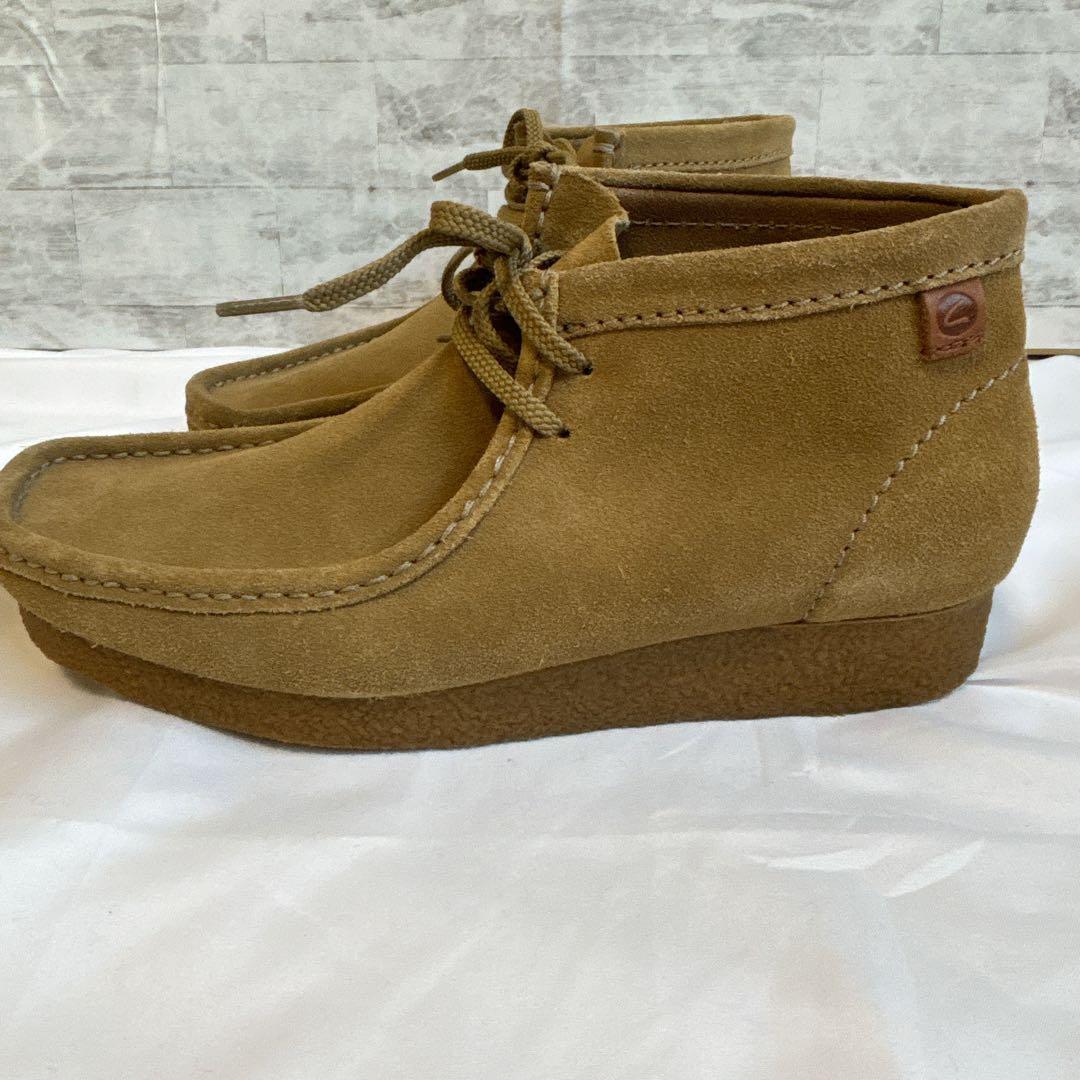 クラークス　ワラビーブーツ　ダークサンド　24.5 メンズ　レディース