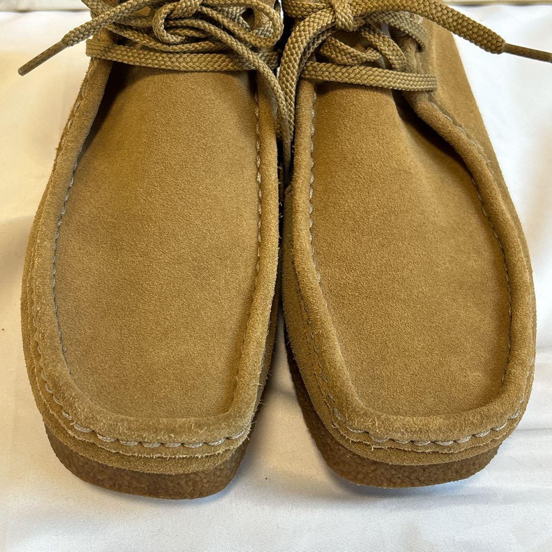 クラークス　ワラビーブーツ　ダークサンド　24.5 メンズ　レディース