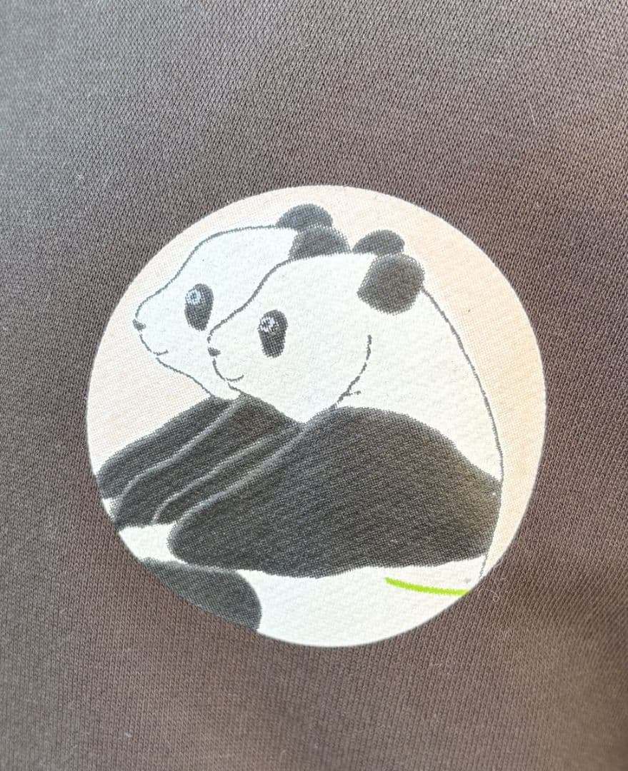上野動物園 ありがとうシャオシャオレイレイ ジップパーカーL シャンシャンパンダ