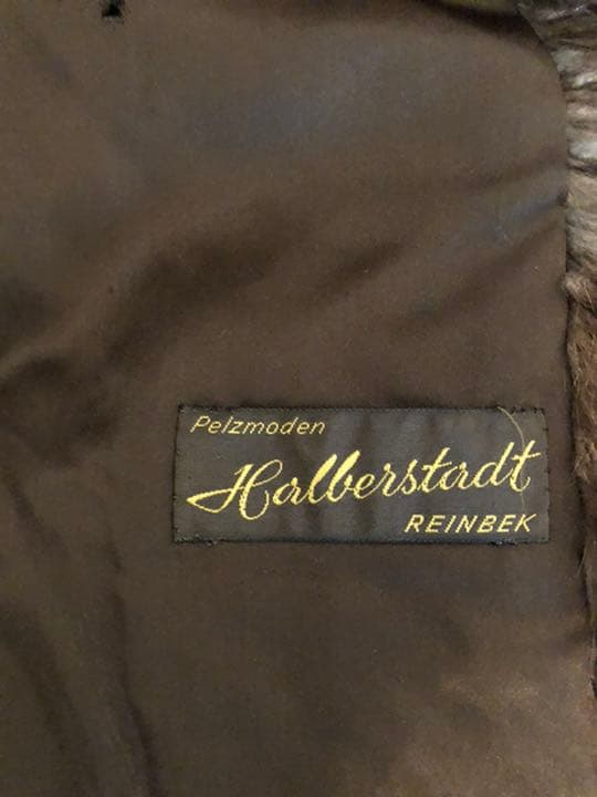 ミンク　白いライン入りコート　毛皮