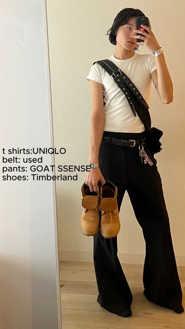 Goat Essence Tuck Wide Pants サイズ2