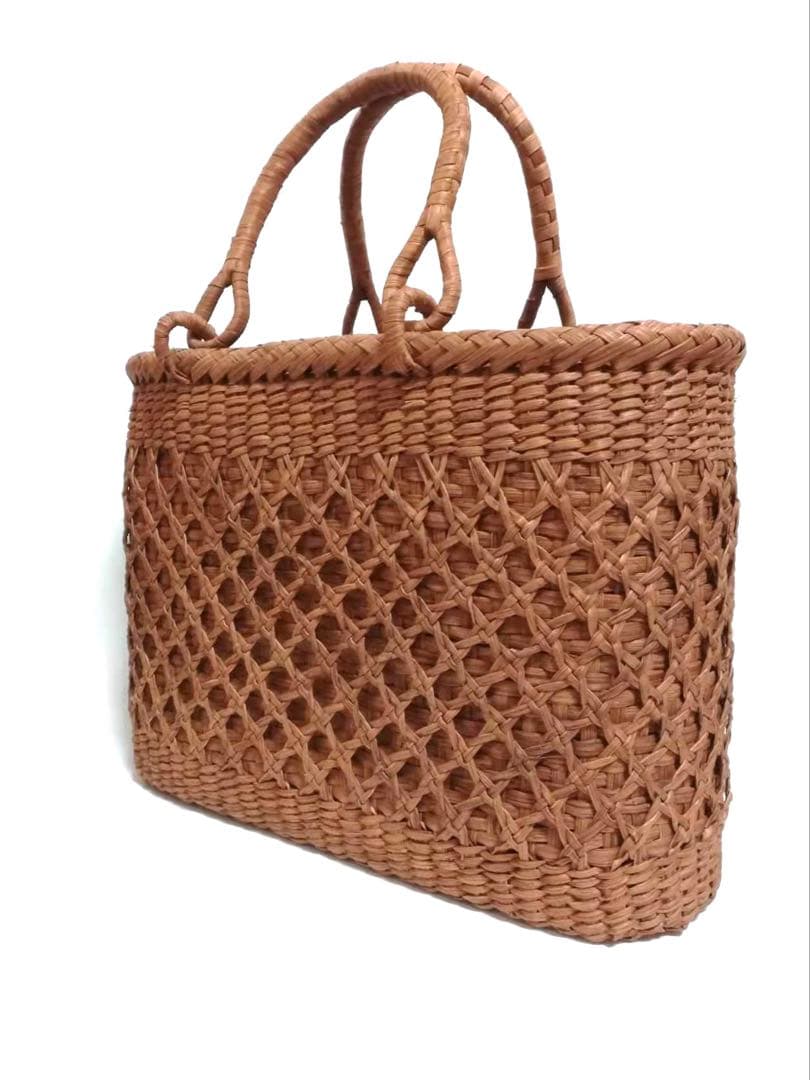 山葡萄バッグ龍綱編み