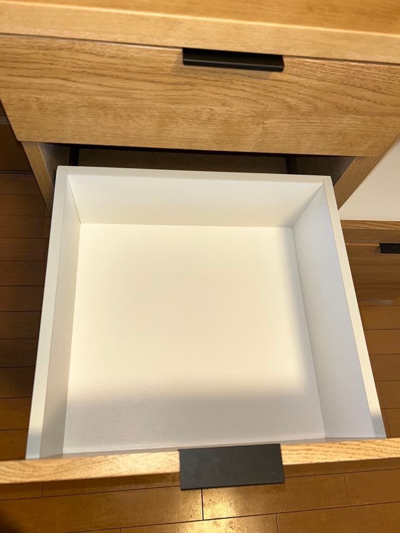 ニトリ　木製食器棚 引き出し付き　梱包・発送頼める便にて送ります♪