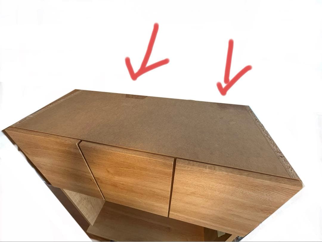 ニトリ　木製食器棚 引き出し付き　梱包・発送頼める便にて送ります♪