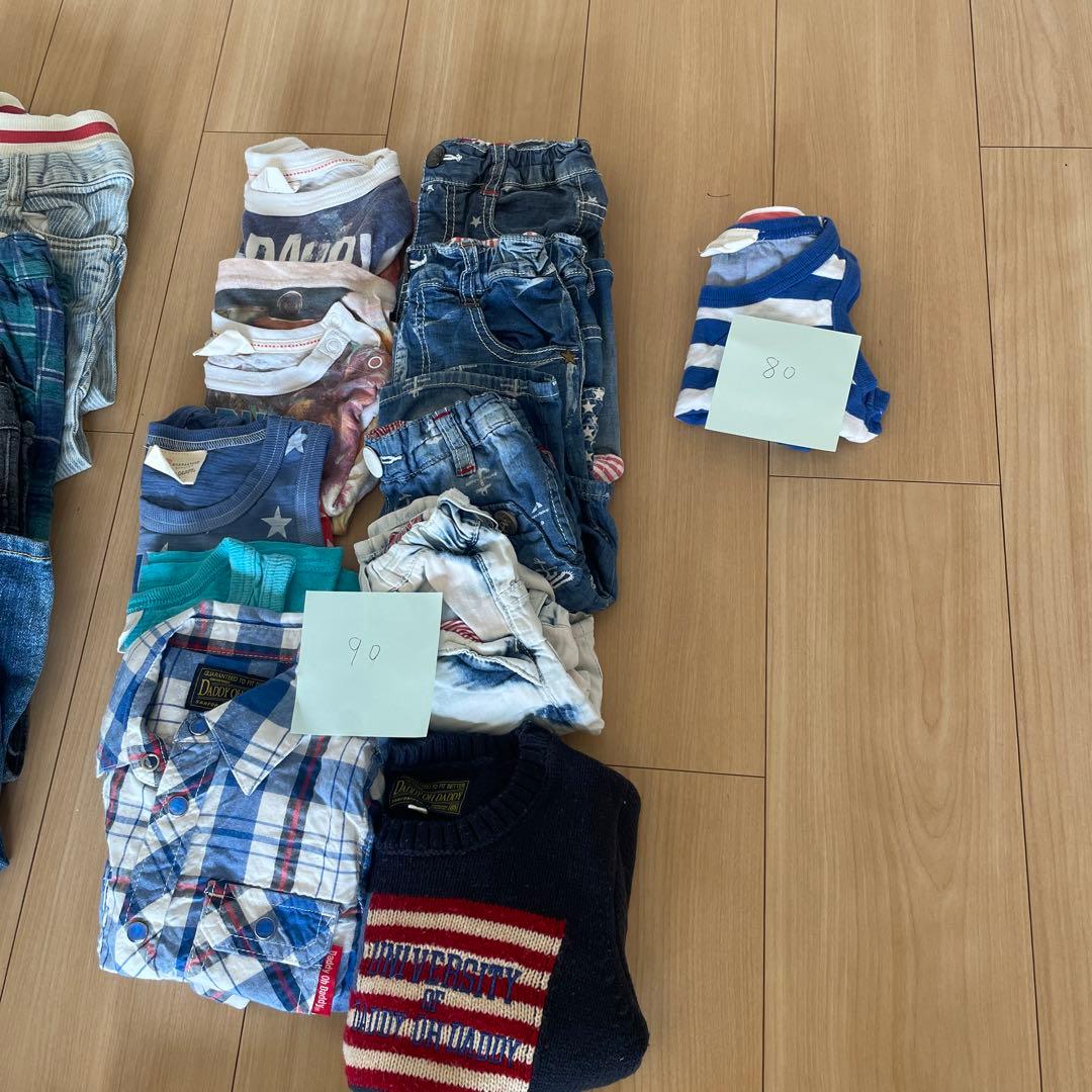 ダディオダディ　80cm〜130cm まとめ売り　50点