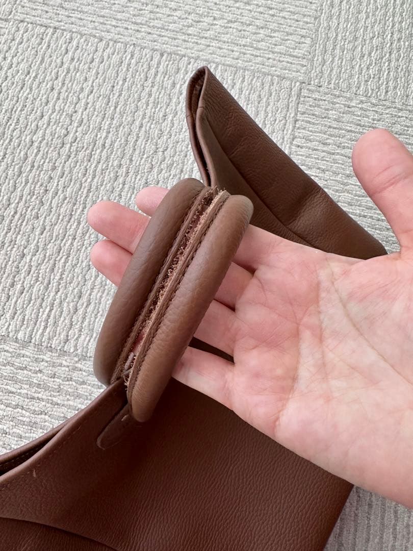 ヤングアンドオルセン　レザートート　Ｍ　ブラウン