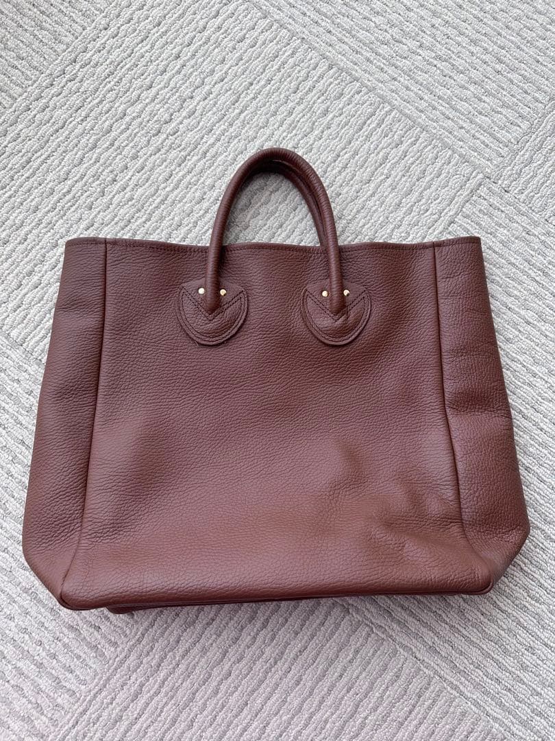 ヤングアンドオルセン　レザートート　Ｍ　ブラウン
