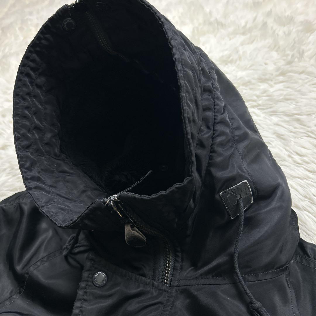 希少　アヴィレックス　N-2B 黒　ブラック　短丈　フライトジャケット　L