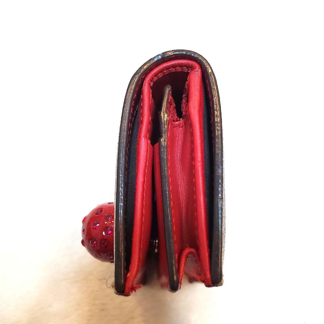 極美品 希少 GUCCI　チェリー　さくらんぼ　GGスプリーム レザー