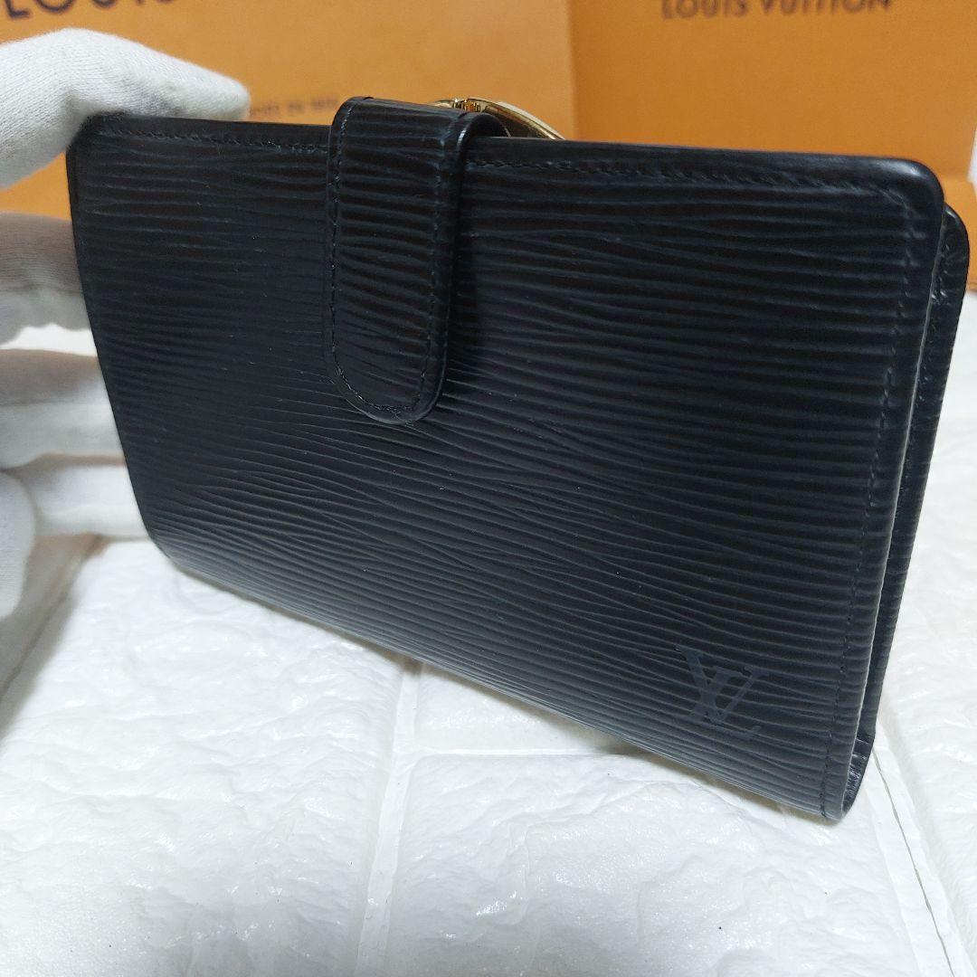 美品 Louis Vuitton ルイヴィトン エピ がま口二つ折財布