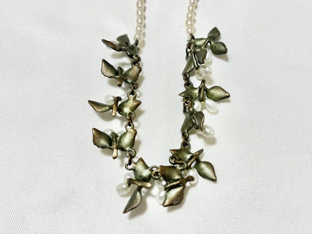 michael michaudマイケルミショー ネックレスパール マトール銀梅花