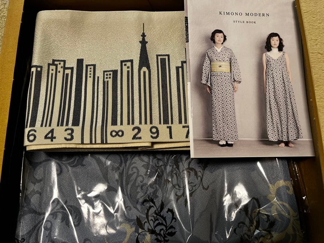 KIMONO MODERN 着物&帯セット【新品未使用】