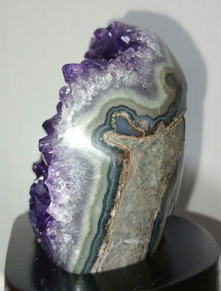 高品質　ウルグアイ産　天然　アメジスト ドーム 原石　天然石　紫水晶　クラスター