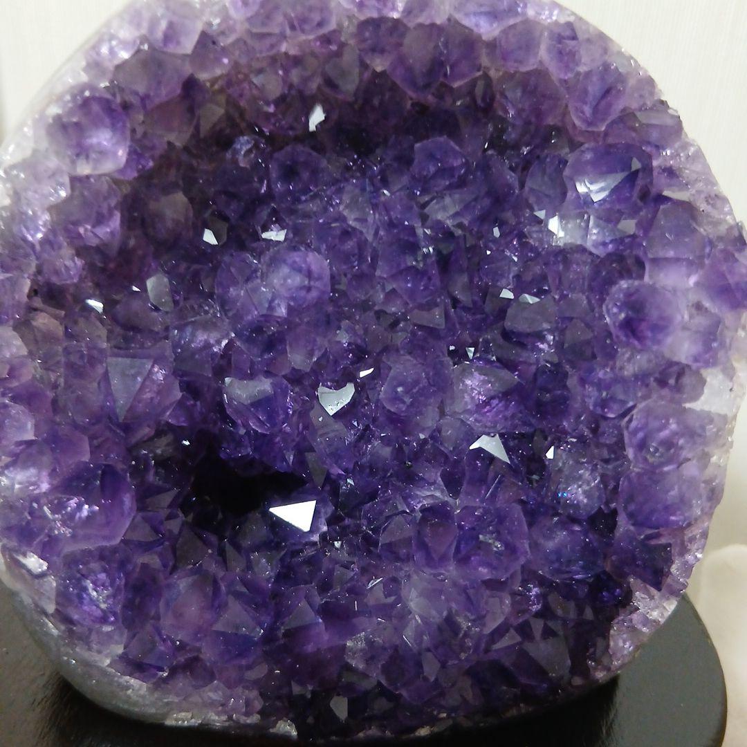 高品質　ウルグアイ産　天然　アメジスト ドーム 原石　天然石　紫水晶　クラスター