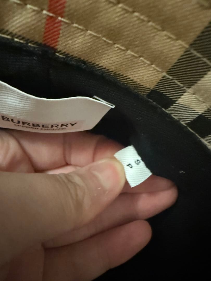 値下げ【未使用】Burberry バケットハット　帽子